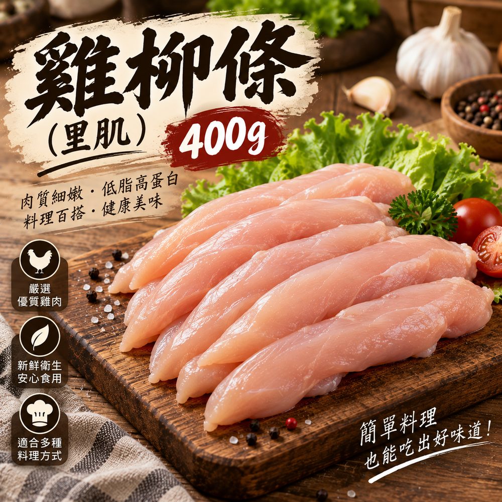 雞柳條（里肌）400g