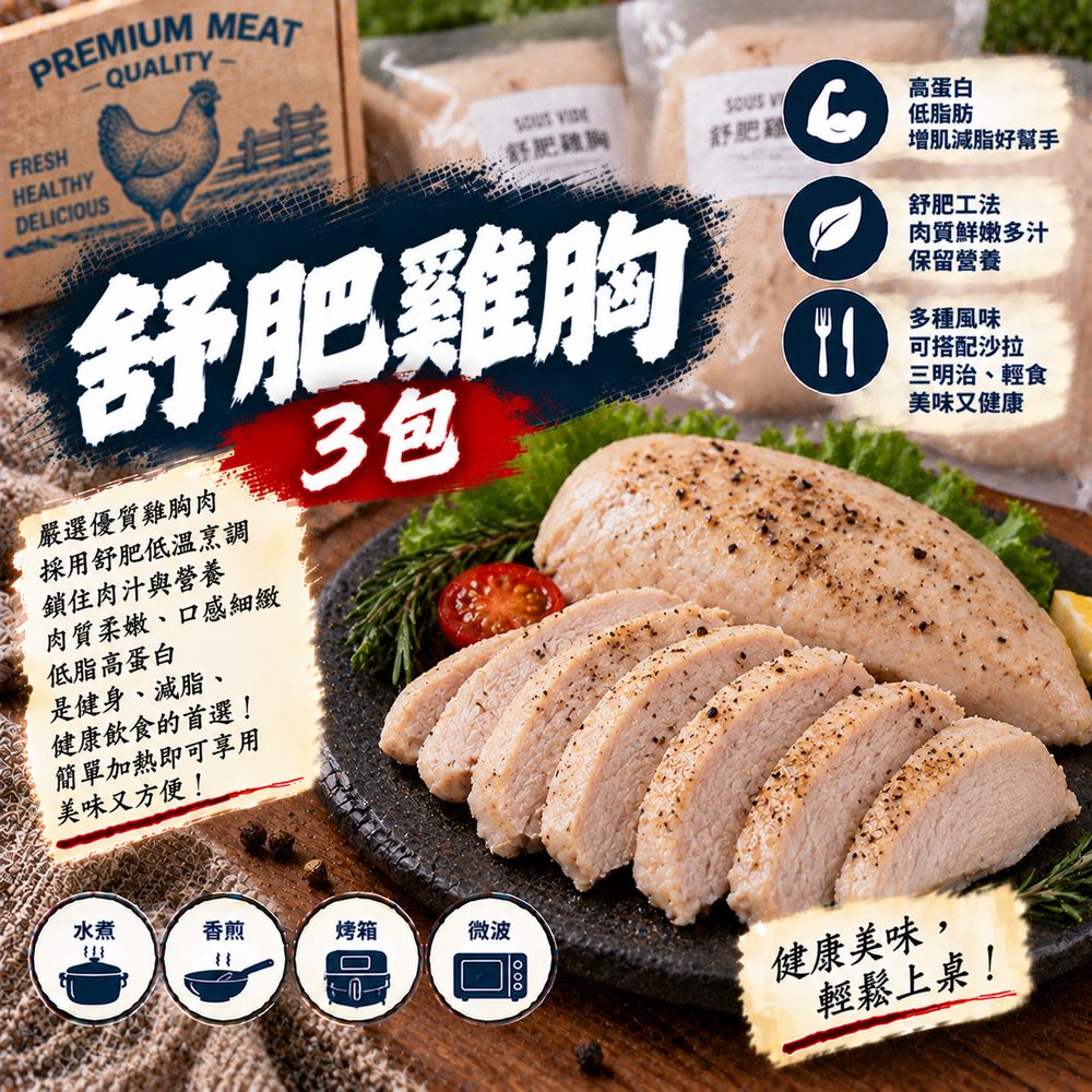 舒肥雞胸 3 包